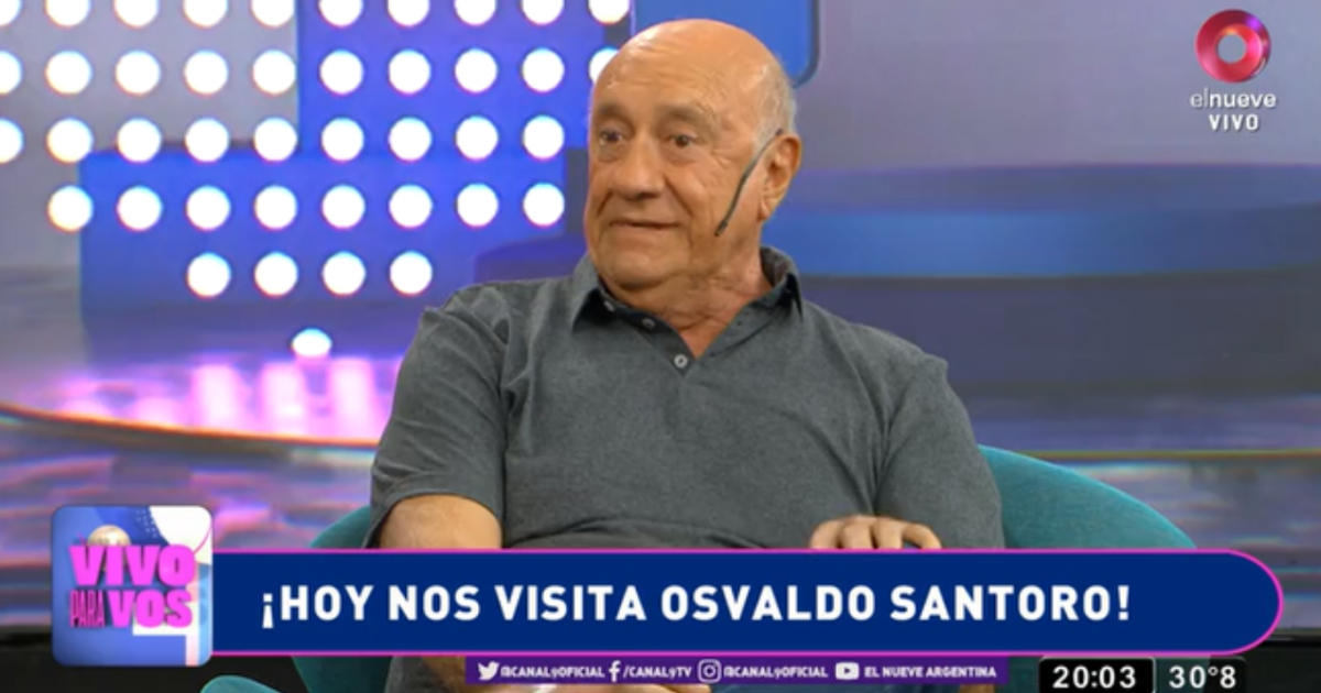 Osvaldo Santoro "El teatro siempre fue mi pasión" Canal 9